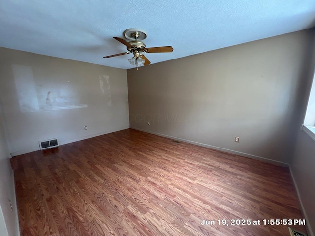 2652 Landsburn Dr, Columbus, OH 43231 - spare room featuring a ceiling fan and wood finished floors