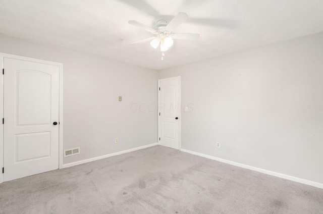 277 Mill Race Rd, Granville, OH 43023 - unfurnished room with carpet floors and a ceiling fan