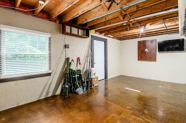277 Mill Race Rd, Granville, OH 43023 - basement with concrete block wall