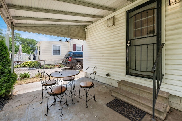 854 E Weber Rd, Columbus, OH 43211 - view of patio / terrace featuring entry steps