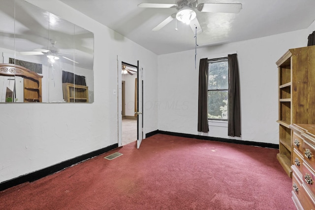 27380 Miller Rd, Rockbridge, OH 43149 - carpeted empty room with ceiling fan and baseboards