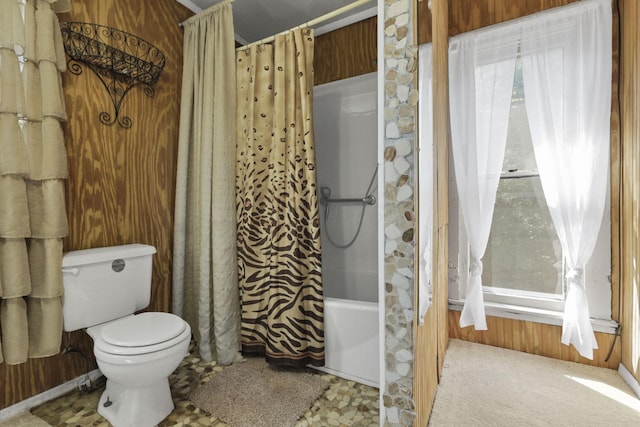 27380 Miller Rd, Rockbridge, OH 43149 - full bathroom with shower / bath combo and toilet