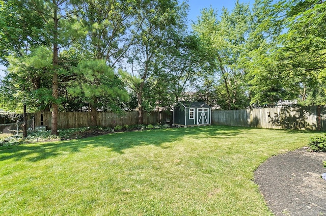 1817 Ibson Dr, Powell, OH 43065 - fenced backyard with a storage shed