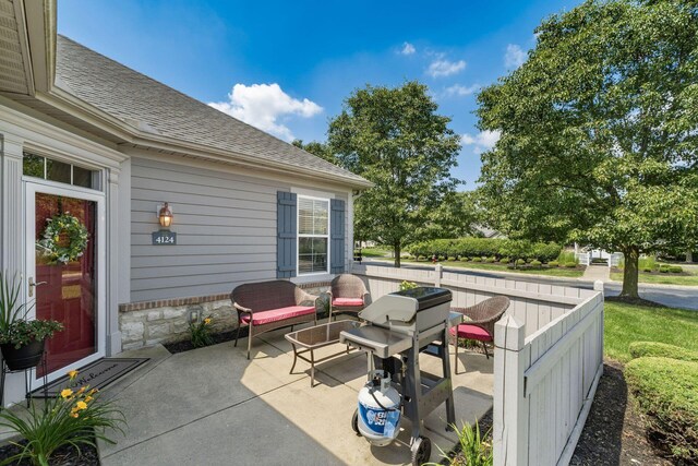 4124 Aumbrey Ct, New Albany, OH 43054 - view of patio
