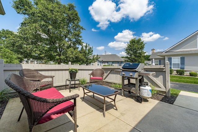 4124 Aumbrey Ct, New Albany, OH 43054 - view of patio with a grill