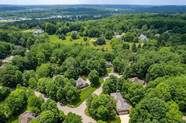 1828 Bradford Cir, Newark, OH 43055 - drone / aerial view of a heavily wooded area