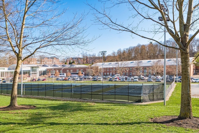 1828 Bradford Cir, Newark, OH 43055 - view of tennis court