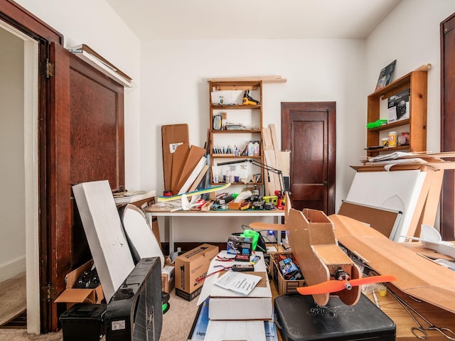 1482 Briarwood Ave, Columbus, OH 43211 - view of carpeted home office