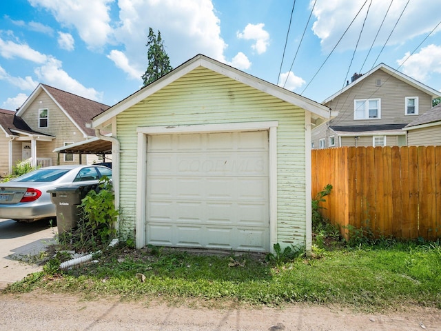 1482 Briarwood Ave, Columbus, OH 43211 - view of detached garage