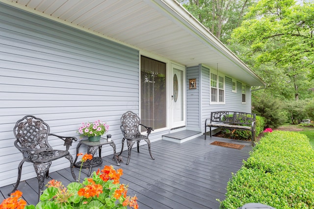 1374 Hanover Ct, Circleville, OH 43113 - view of wooden terrace