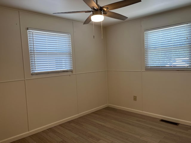 1848 Milden Rd, Columbus, OH 43221 - spare room featuring wood finished floors and ceiling fan