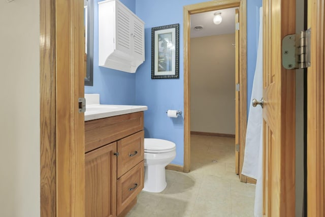 110 Creekview Dr, Baltimore, OH 43105 - bathroom featuring vanity and tile patterned floors