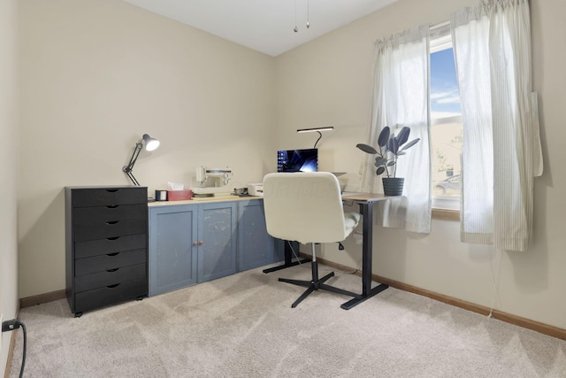 110 Creekview Dr, Baltimore, OH 43105 - office area with light colored carpet and baseboards