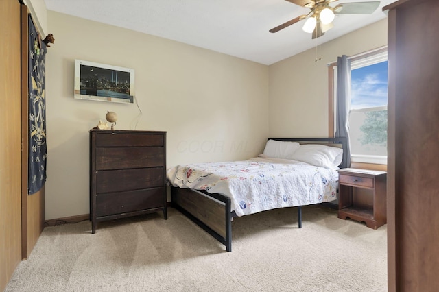 110 Creekview Dr, Baltimore, OH 43105 - bedroom with carpet and a ceiling fan