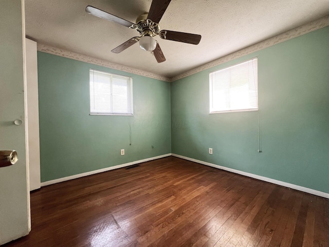 1444 Chesterton Sq N, Columbus, OH 43229 - empty room with hardwood / wood-style flooring and a ceiling fan