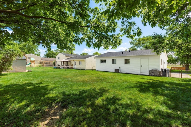 284 Blendon Rd, West Jefferson, OH 43162 - rear view of property with a fenced backyard