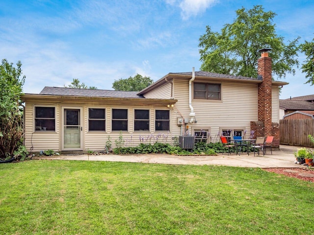 2010 Shallowford Ave, Columbus, OH 43235 - back of house featuring a patio and a chimney