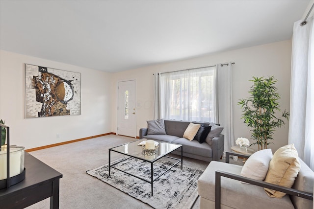 3457 Homecroft Dr, Columbus, OH 43224 - living area featuring carpet floors and baseboards