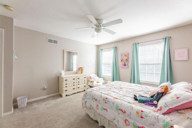 419 Wooten Ct S, Powell, OH 43065 - carpeted bedroom featuring a ceiling fan and baseboards