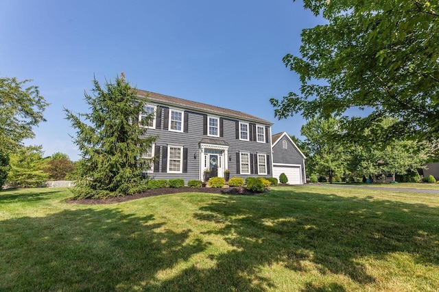 419 Wooten Ct S, Powell, OH 43065 - colonial house featuring a front lawn and an attached garage
