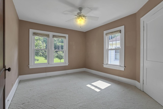 206 E Fair Ave, Lancaster, OH 43130 - carpeted spare room with a ceiling fan and baseboards