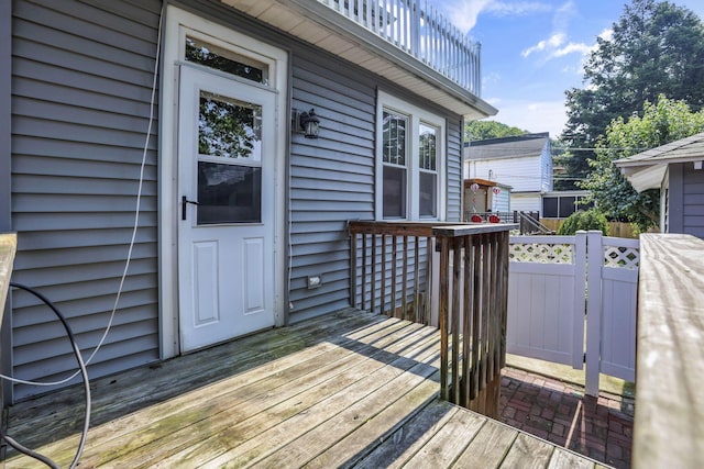 206 E Fair Ave, Lancaster, OH 43130 - view of deck