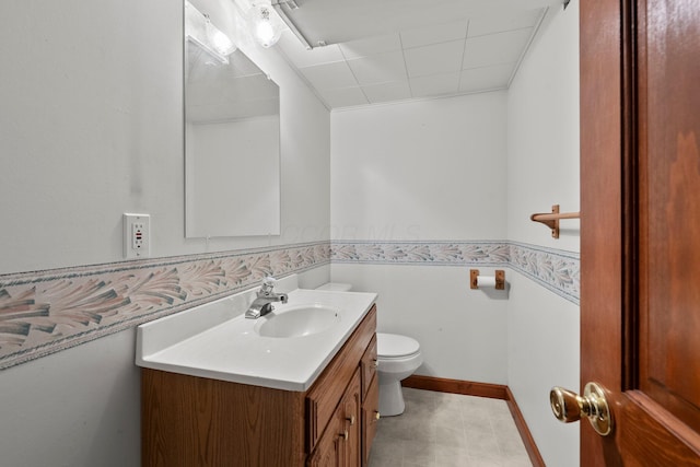 3625 Peany Ln, Canal Winchester, OH 43110 - half bathroom with vanity and toilet