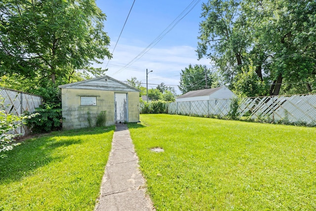 2300 Atwood Ter, Columbus, OH 43211 - fenced backyard featuring an outdoor structure