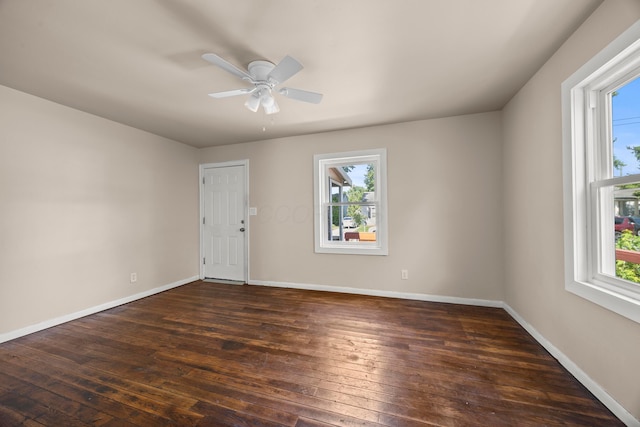2300 Atwood Ter, Columbus, OH 43211 - spare room featuring healthy amount of natural light and dark wood-type flooring