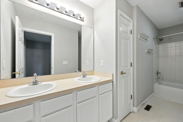 5497 Mirage Dr, Hilliard, OH 43026 - full bathroom featuring double vanity and tub / shower combination