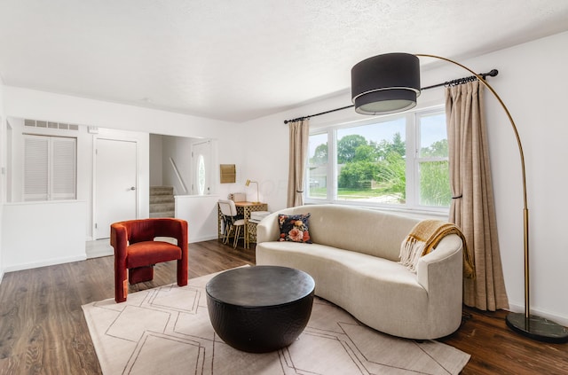 230 Barcelona Ave, Westerville, OH 43081 - living room with stairway and wood finished floors