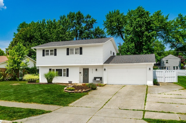 230 Barcelona Ave, Westerville, OH 43081 - view of front of home featuring an attached garage, concrete driveway, and stucco siding