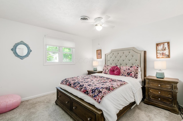 230 Barcelona Ave, Westerville, OH 43081 - bedroom with light carpet and a ceiling fan