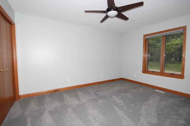 3100 Kropp Rd, Grove City, OH 43123 - empty room with carpet flooring and a ceiling fan