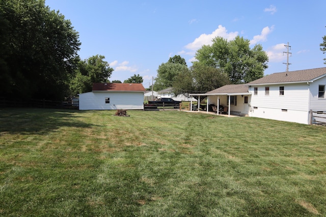 4224 Tschopp Rd NE, Lancaster, OH 43130 - view of yard with a patio