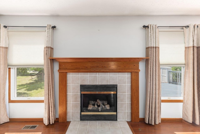 217 Knight Dream St, Delaware, OH 43015 - detailed view of a fireplace and wood finished floors