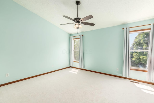 217 Knight Dream St, Delaware, OH 43015 - carpeted spare room featuring healthy amount of natural light, a textured ceiling, and ceiling fan