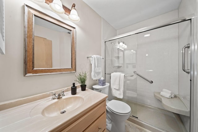 354 Hidden Ravines Dr, Powell, OH 43065 - bathroom with vanity and a stall shower