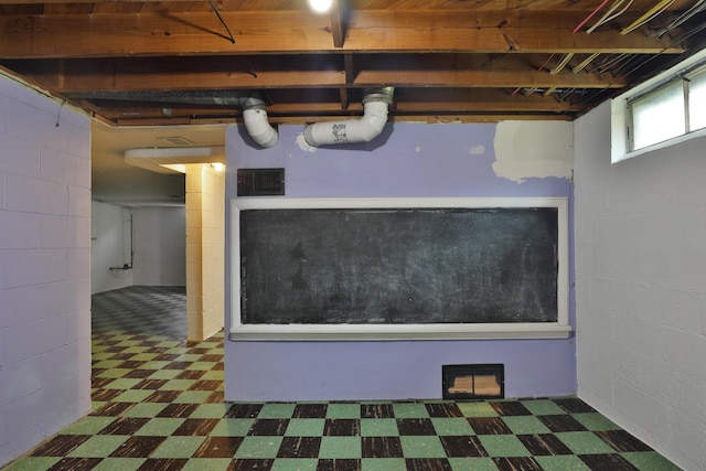 815 Eddystone Ave, Columbus, OH 43224 - below grade area featuring tile patterned floors