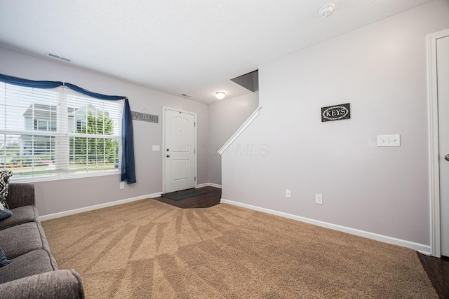 5731 Passage Creek Dr, Dublin, OH 43016 - foyer entrance with baseboards and carpet