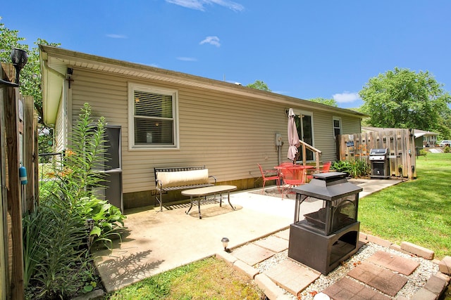 11962 Joppa Rd, Logan, OH 43138 - back of property featuring a patio area