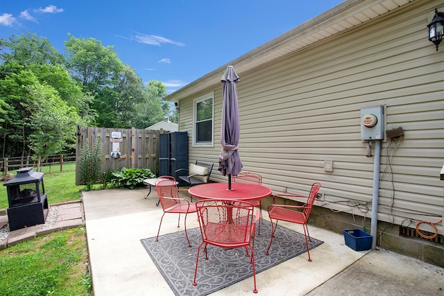 11962 Joppa Rd, Logan, OH 43138 - view of patio / terrace with outdoor dining space
