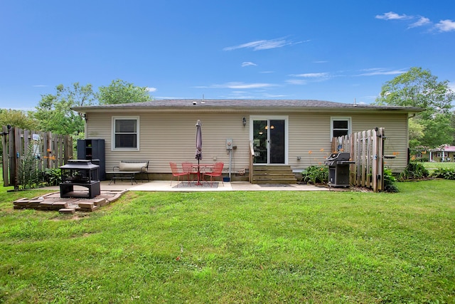 11962 Joppa Rd, Logan, OH 43138 - rear view of property with entry steps and a patio area