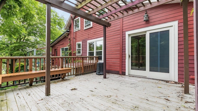 339 W Maple St, Granville, OH 43023 - deck featuring a pergola