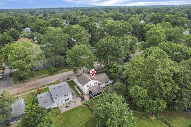 4861 Dickens Dr, Columbus, OH 43227 - aerial view of a heavily wooded area
