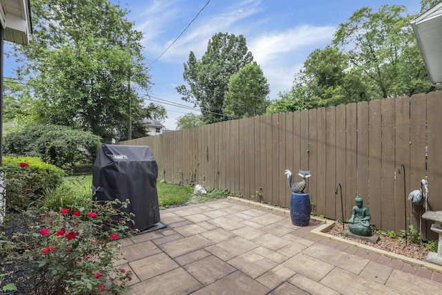4861 Dickens Dr, Columbus, OH 43227 - view of patio / terrace with area for grilling