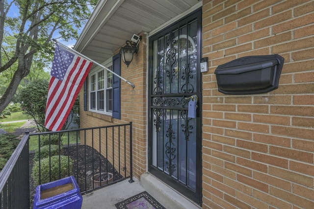 4861 Dickens Dr, Columbus, OH 43227 - property entrance with brick siding
