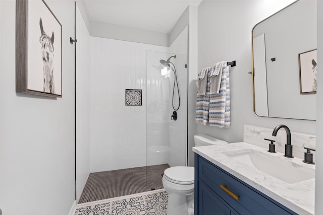 152 Natalie Ln, Granville, OH 43023 - full bathroom with vanity, walk in shower, and tile patterned flooring