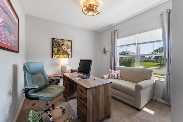 152 Natalie Ln, Granville, OH 43023 - home office with light colored carpet and baseboards