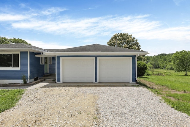 39703 Maysville Greendale Rd, Logan, OH 43138 - view of front facade with an attached garage and a shingled roof